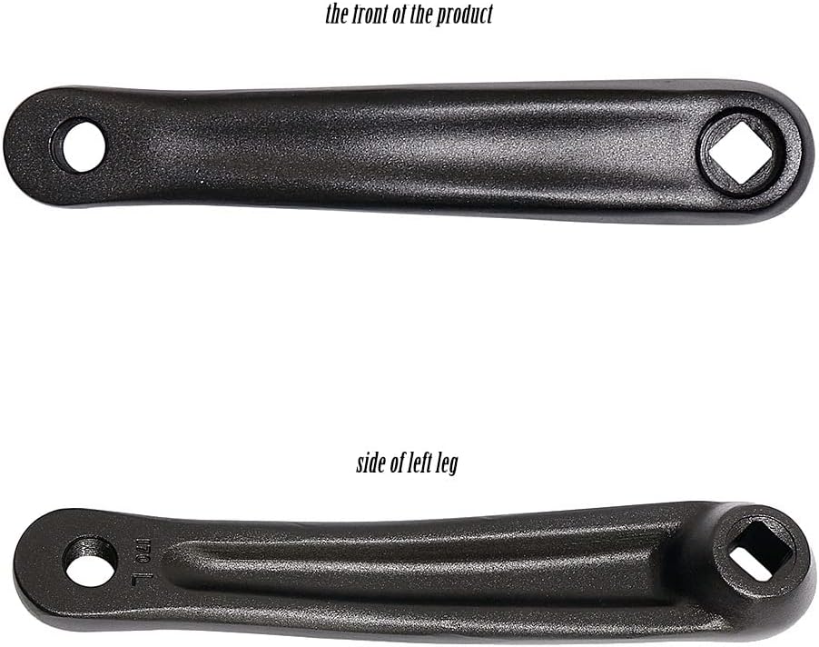 Bike Crank Arm 170mm Diamond Hole Crank Arm for Electric Bicycle,Folding Bicycle,Hybrid,Mountain Bicycle,Road Bike